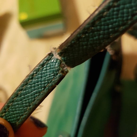 Coach Green tote. - Picture 5 of 5